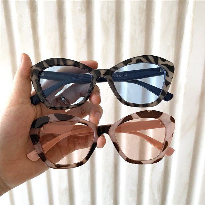 2019 Cat Eye Sun Glasses Colour Trend Sunglasses Street Fashion Women Vacation Beach Sunglasses