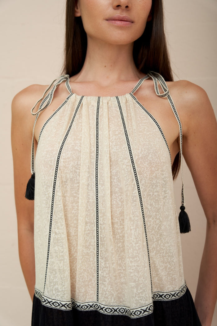 Aegean Tiered Dress