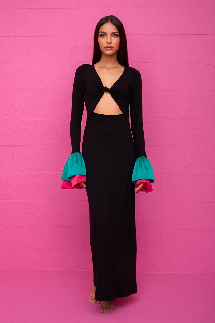 Alara Knotted Cutout Dress