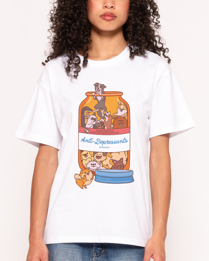 Anti-Depressants Dog Edition T-Shirt – view 2