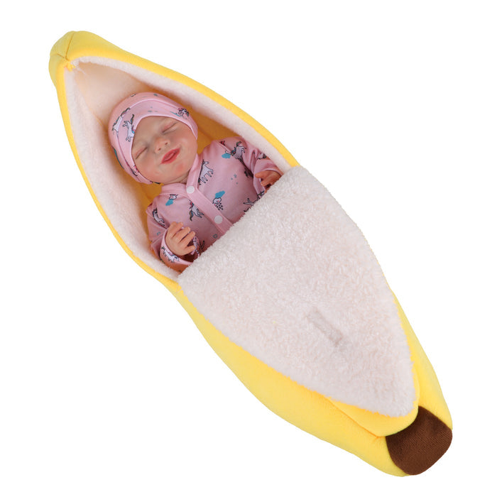 Babeside 12" - 16'' / 17" - 22'' Reborn Baby Dolls Lovely And Comfy Banana Bed