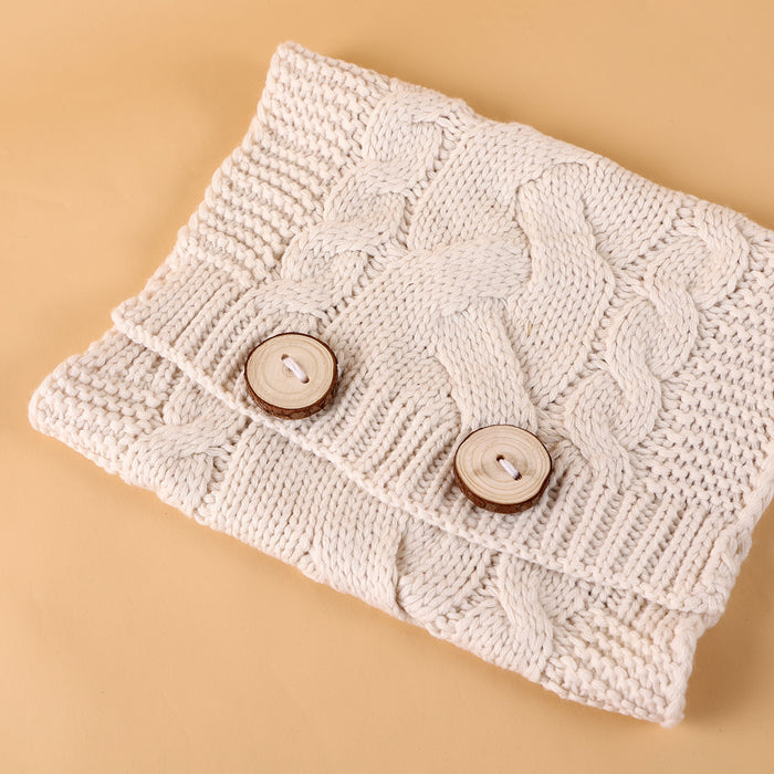 Babeside 12"-17" Baby Dolls 🧶100% Hand Knitted-Camel Woven Sleeping Bag