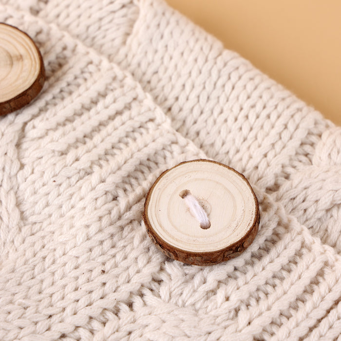 Babeside 12"-17" Baby Dolls 🧶100% Hand Knitted-Camel Woven Sleeping Bag