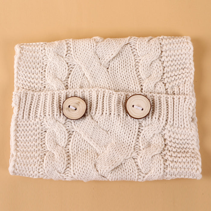 Babeside 12"-17" Baby Dolls 🧶100% Hand Knitted-Camel Woven Sleeping Bag