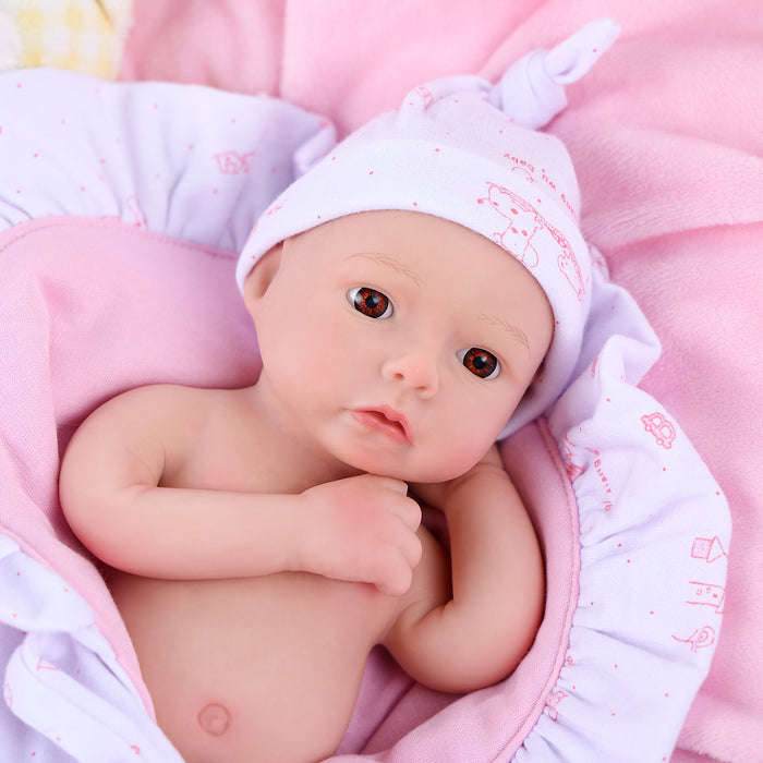 Babeside 12" Full Silicone Reborn Baby Girl or Boy lyla