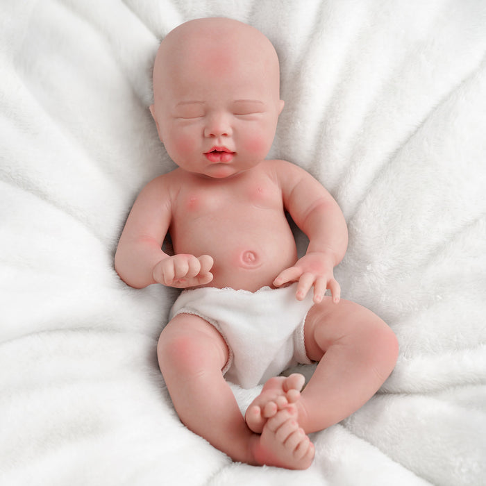 Babeside 12" Full Silicone Sleeping Reborn Baby Girl Gina
