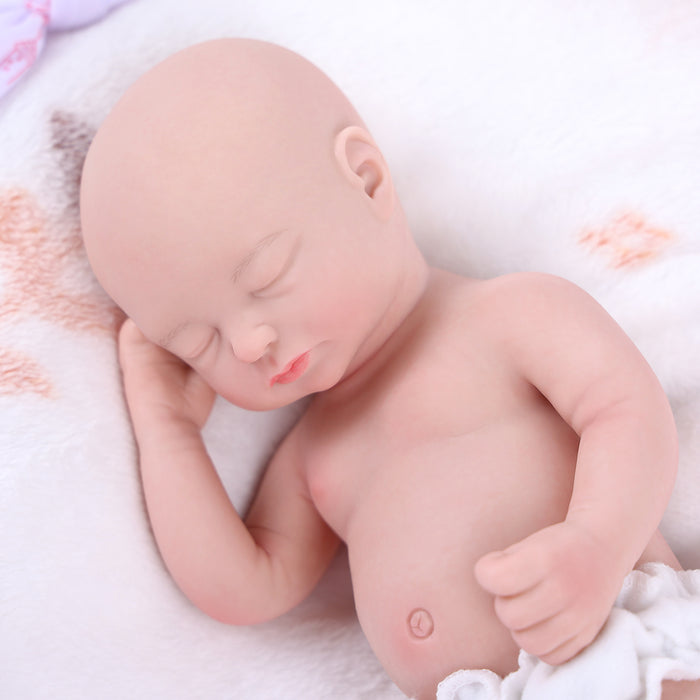 Babeside 12" Full Silicone Sleeping Reborn Baby Girl or Boy Amelia