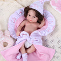 Babeside 12"/16" Full Silicone Blue Eyes Reborn Baby Boy Erika