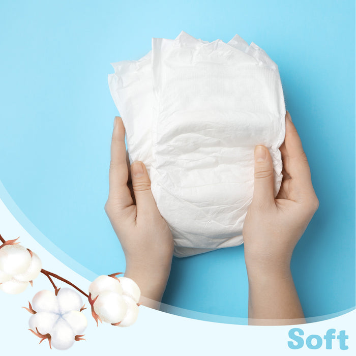 Babeside 17" - 22" Reborn Baby Dolls 6pcs Baby Doll Diaper White