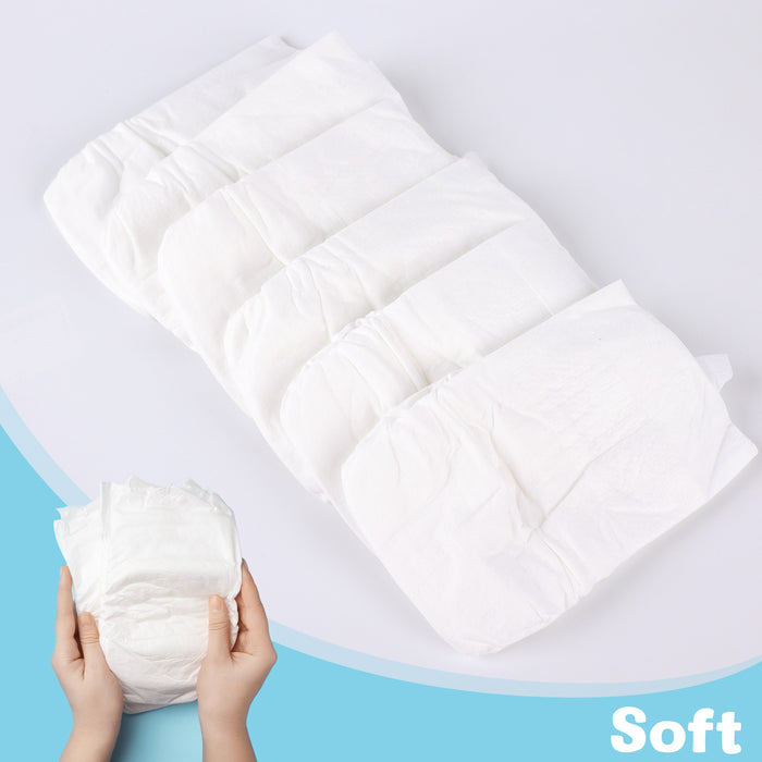 Babeside 17" - 22" Reborn Baby Dolls 6pcs Baby Doll Diaper White