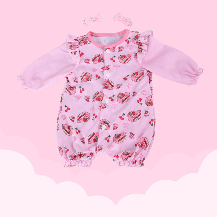Babeside 17" - 22" Reborn Baby Dolls Sweet Cherry Cake Set Pink