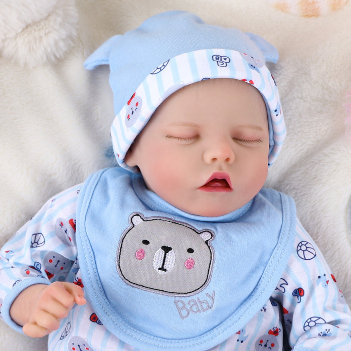 Babeside 17" Realistic Reborn Baby Doll Adorable Infant Baby Girl Twinnie