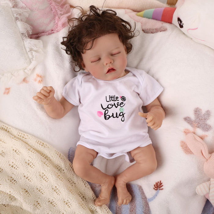 Babeside 17'' Reborns Boy Twinnie - Real Life Poseable Newborn Baby Dolls