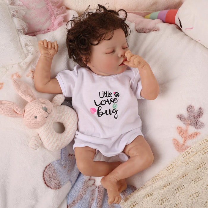 Babeside 17'' Reborns Boy Twinnie - Real Life Poseable Newborn Baby Dolls