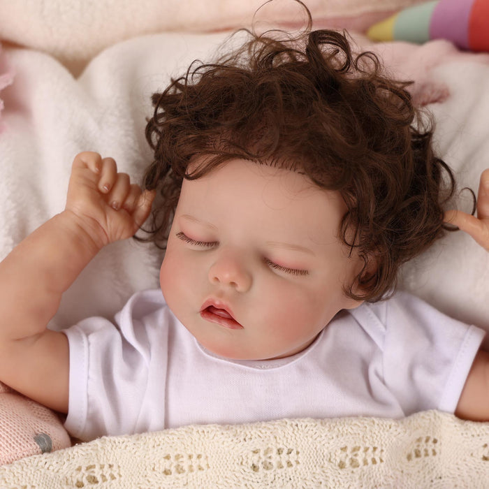 Babeside 17'' Reborns Boy Twinnie - Real Life Poseable Newborn Baby Dolls