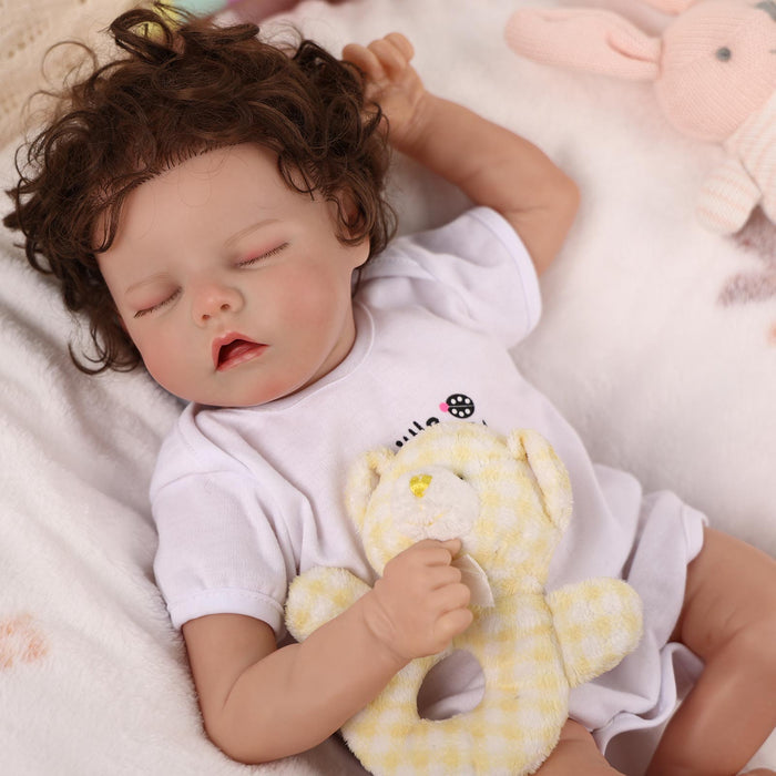 Babeside 17'' Reborns Boy Twinnie - Real Life Poseable Newborn Baby Dolls
