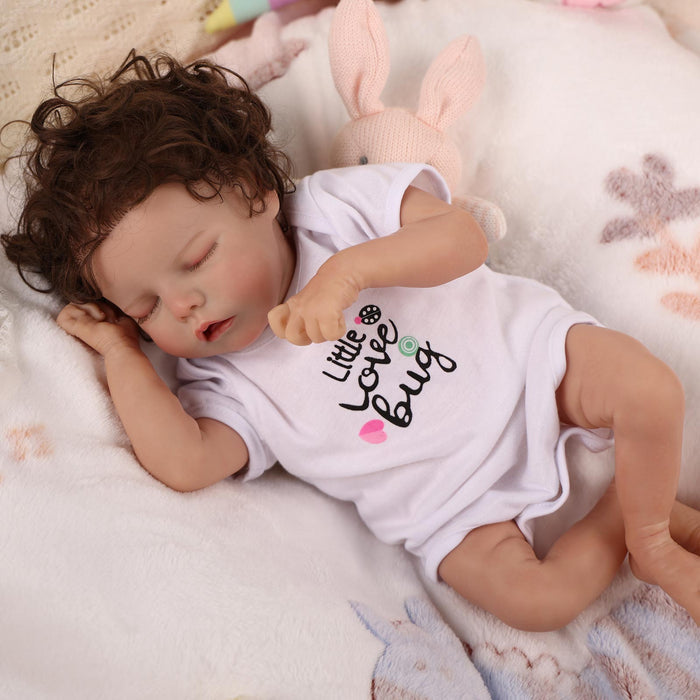 Babeside 17'' Reborns Boy Twinnie - Real Life Poseable Newborn Baby Dolls