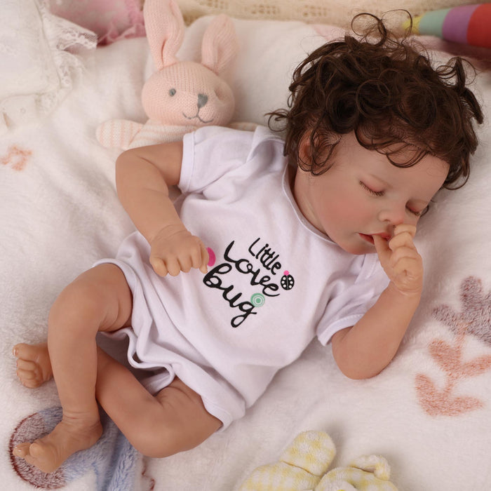 Babeside 17'' Reborns Boy Twinnie - Real Life Poseable Newborn Baby Dolls