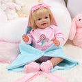 Babeside 20'' Adorable Reborn Baby Doll Girl Blue Eyes Yaney