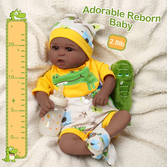 Babeside 20'' African American Reborn Baby Boy Kimi Doll