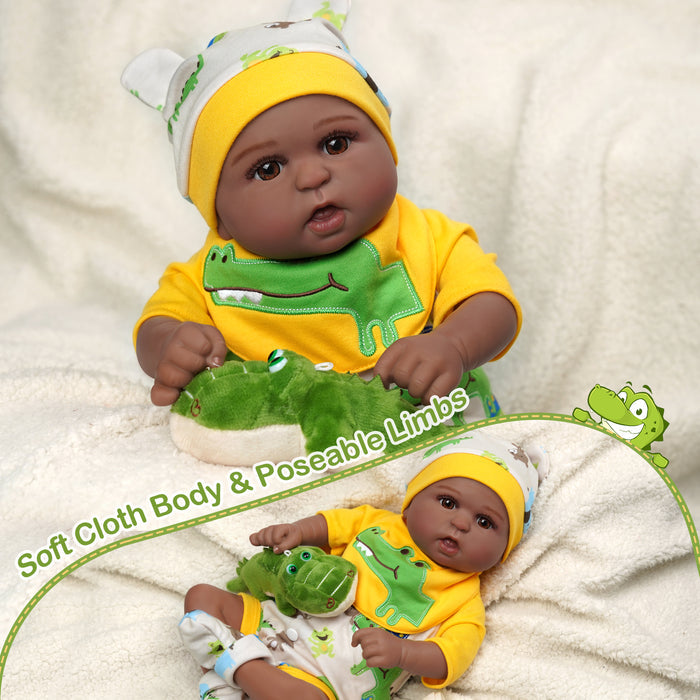 Babeside 20'' African American Reborn Baby Boy Kimi Doll