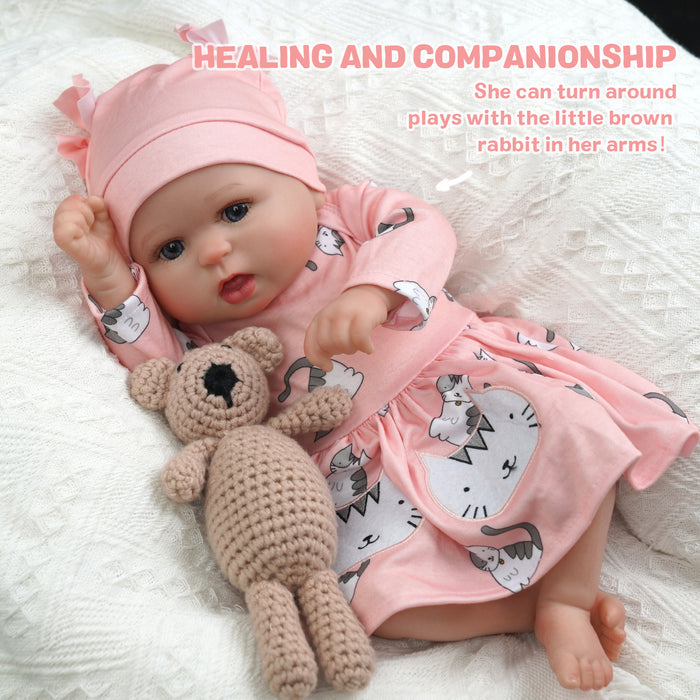 Babeside 20'' Bailyn Cutest Realistic Reborn Baby Doll Kitten Girl