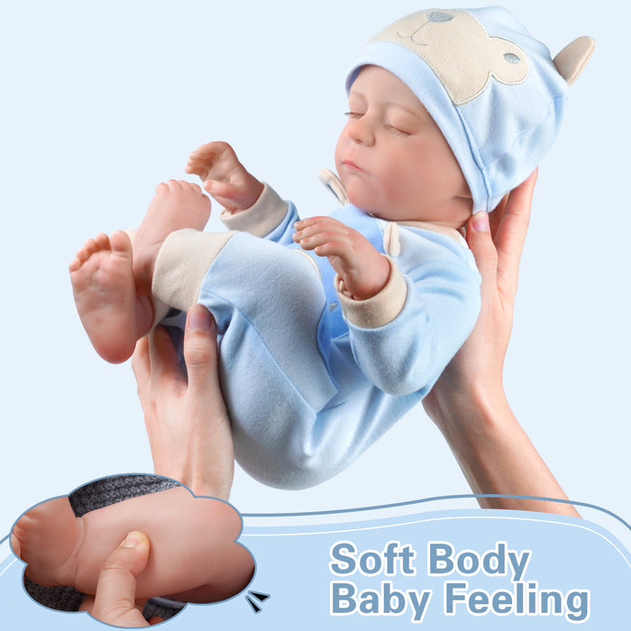 Babeside 20'' Real Lifelike Asleep Realistic Reborn Cutest Infant Baby Boy Emily