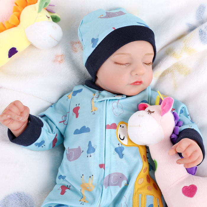 Babeside 20" Realistic Infant Baby Doll Sleeping Boy Star
