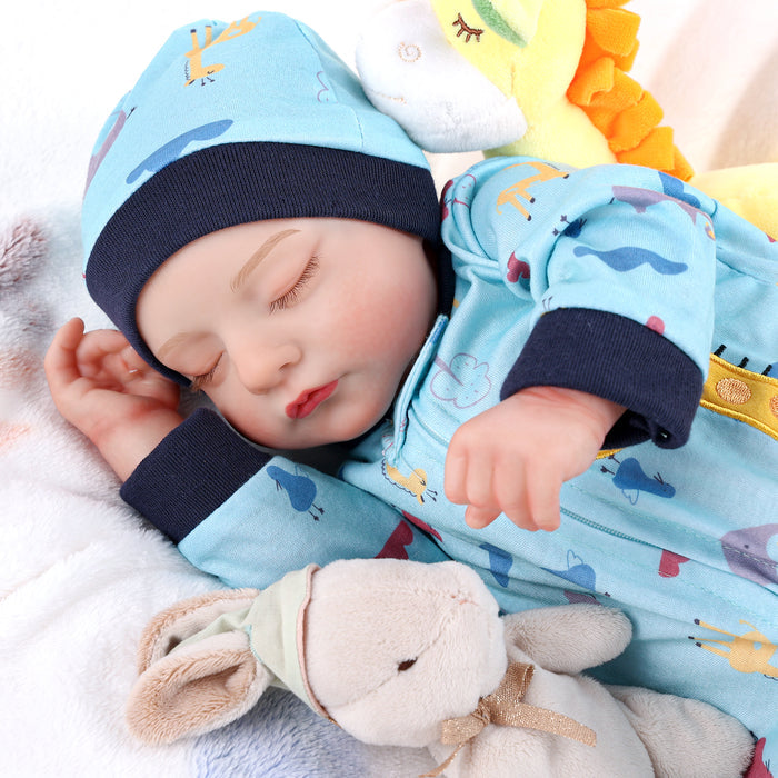 Babeside 20" Realistic Infant Baby Doll Sleeping Boy Star