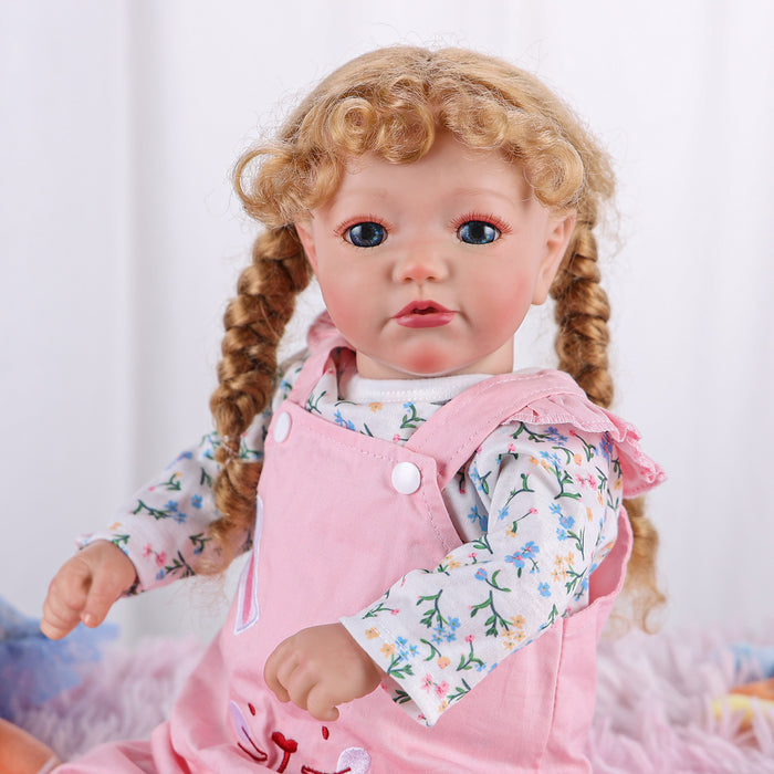 Babeside 20'' Reborn Toddler Doll Pink Bunny Girl Shayla
