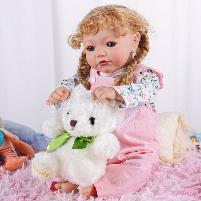 Babeside 20'' Reborn Toddler Doll Pink Bunny Girl Shayla