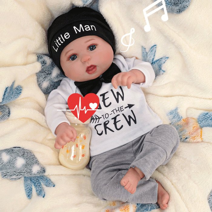 Babeside Bailyn 20'' Cutest Realistic Reborn Baby Doll Little Boy
