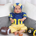 Babeside Bailyn 20'' Realistic Reborn Baby Doll Baseball Boy Sport Style Awake Lovely