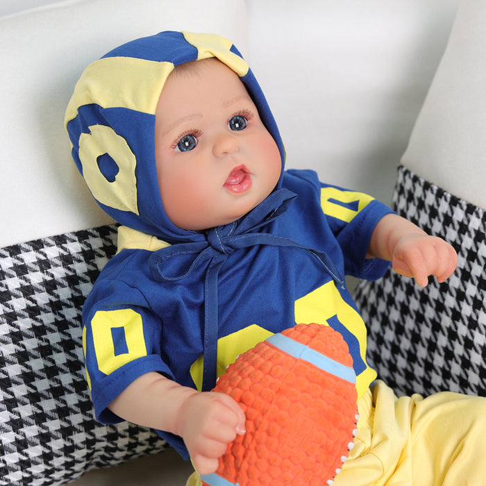 Babeside Bailyn 20'' Realistic Reborn Baby Doll Baseball Boy Sport Style Awake Lovely