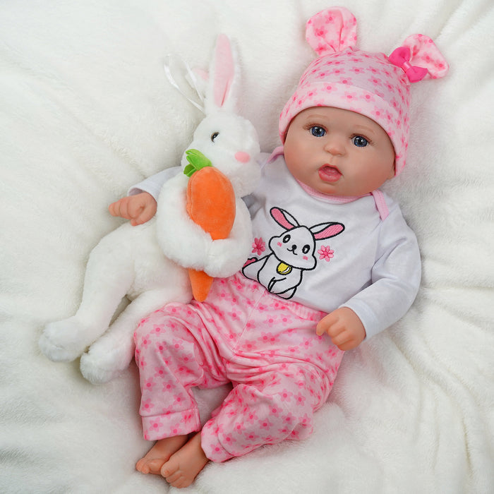 Babeside Bailyn 20'' Realistic Reborn Baby Doll Blue Eyes Adorable Girl