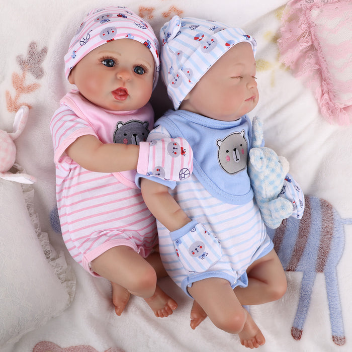 Babeside Bailyn 20" Realistic Reborn Baby Girls Doll Newborn Twins