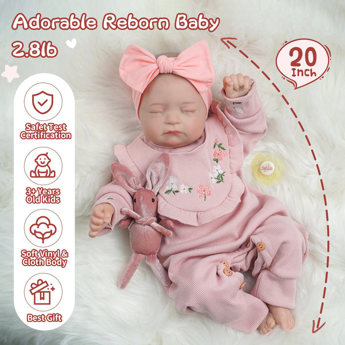 Babeside Connie 20'' Realistic Reborn Baby Doll Newborn Sleeping Girl
