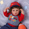 Babeside Daimon 20" Realistic Reborn Baby Dolls Lovely Awake Boy Red