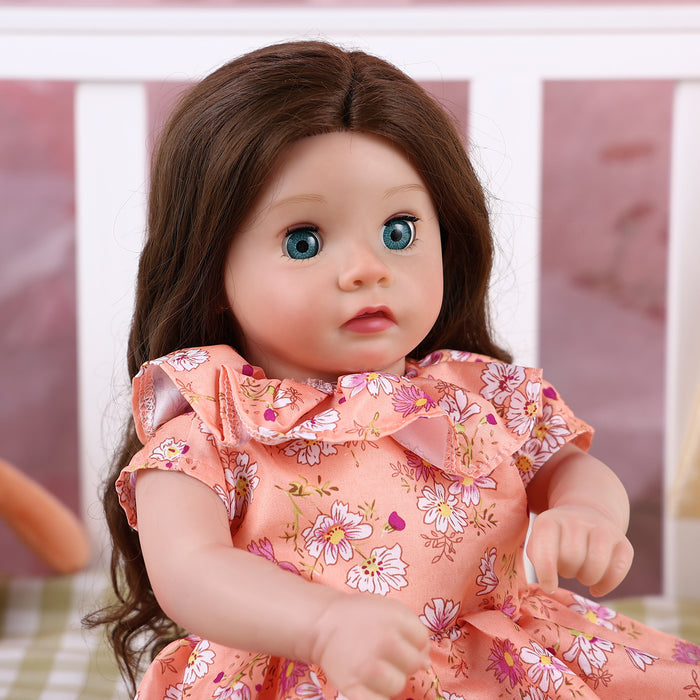 Babeside Daisy 18'' Open and Close Eyes Reborn Baby Doll Girl The Vacay Princess