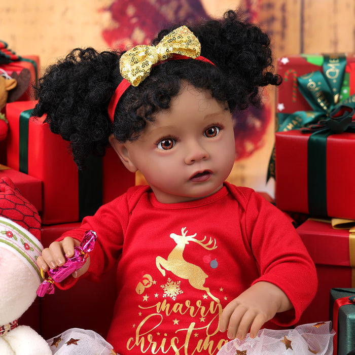 Babeside Daisy 20'' The Pink Mood African American Princess Christmas