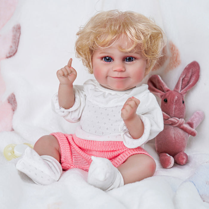 Babeside Maddy 12'' Realistic Blonde Reborn Baby Doll Infant Girl