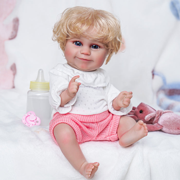 Babeside Maddy 12'' Realistic Blonde Reborn Baby Doll Infant Girl