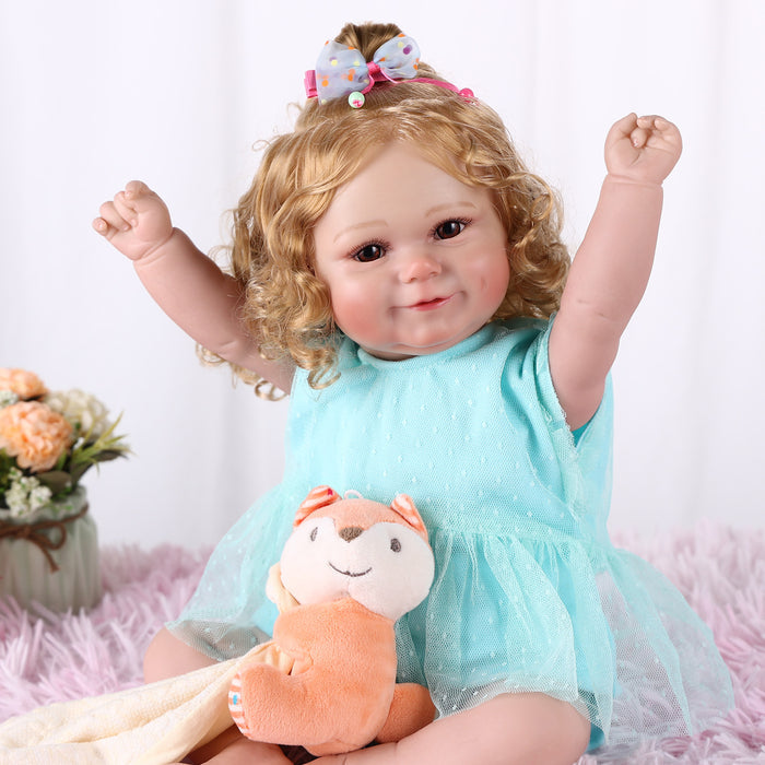 Babeside Maddy 20 Inch Lifelike Reborn Baby Dolls Girl Real Baby Feeling Realistic