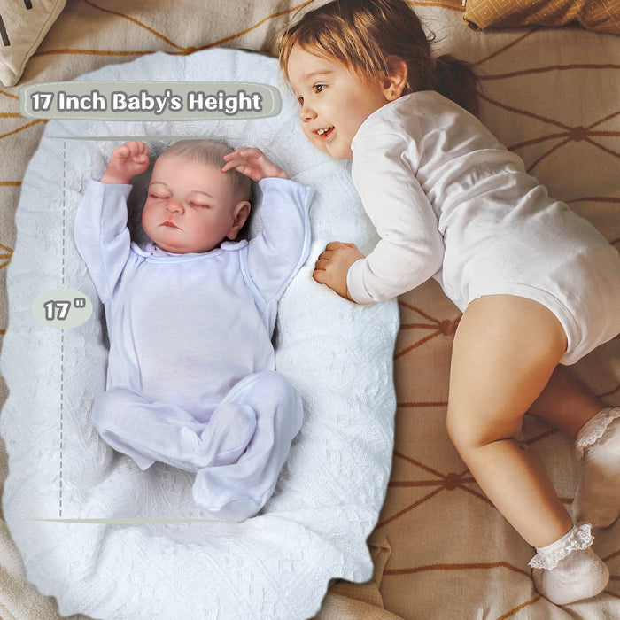 Babeside Noah 20" Realistic Reborn Baby Dolls Infant Girl Adorable Asleep Angel