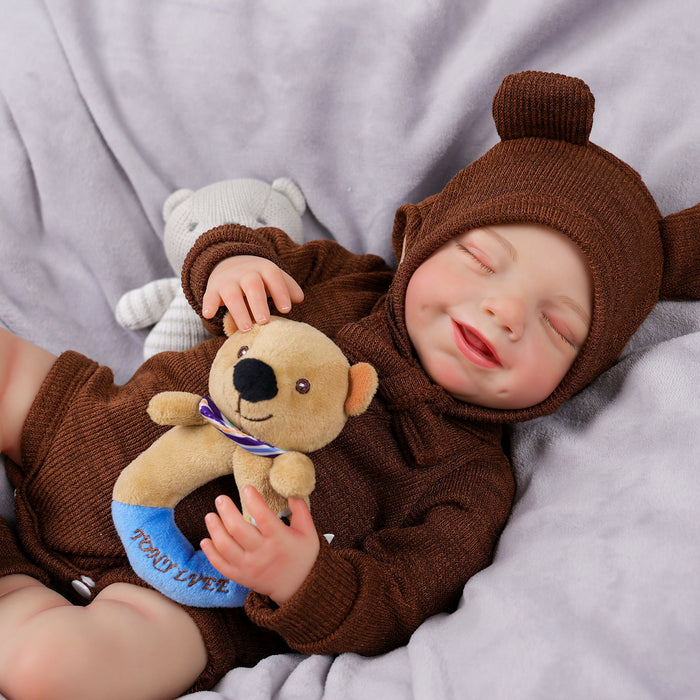 Babeside Olivia 20'' Realistic Reborn Baby Doll Sleeping Adorable Bear