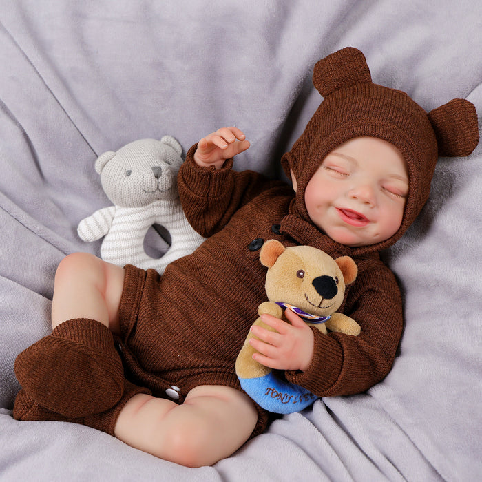 Babeside Olivia 20'' Realistic Reborn Baby Doll Sleeping Adorable Bear