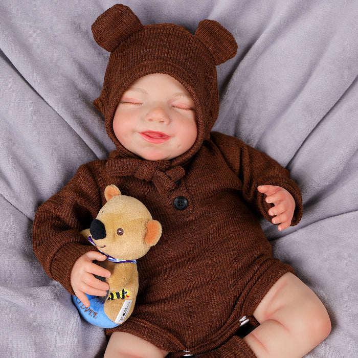 Babeside Olivia 20'' Realistic Reborn Baby Doll Sleeping Adorable Bear