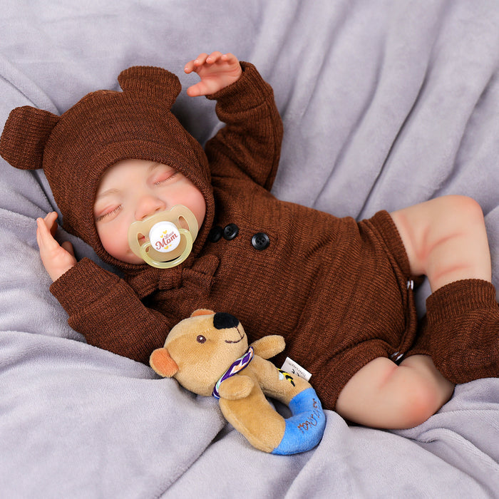 Babeside Olivia 20'' Realistic Reborn Baby Doll Sleeping Adorable Bear