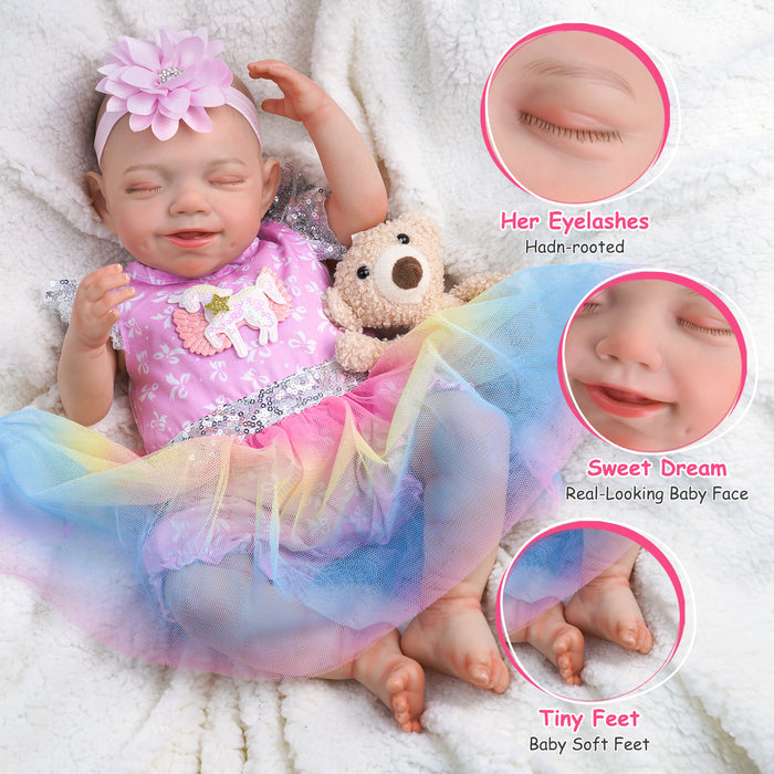 Babeside Olivia 20'' Realistic Reborn Baby Doll Sleeping Adorable Princess