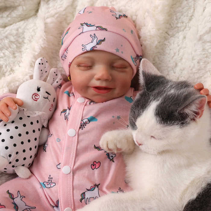Babeside Olivia 20" Realistic Reborn Baby Dolls Infant Adorable Baby Smiling